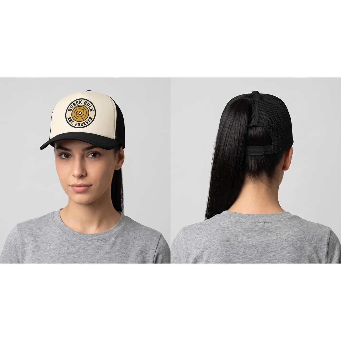 Spiral Plate Trucker Cap