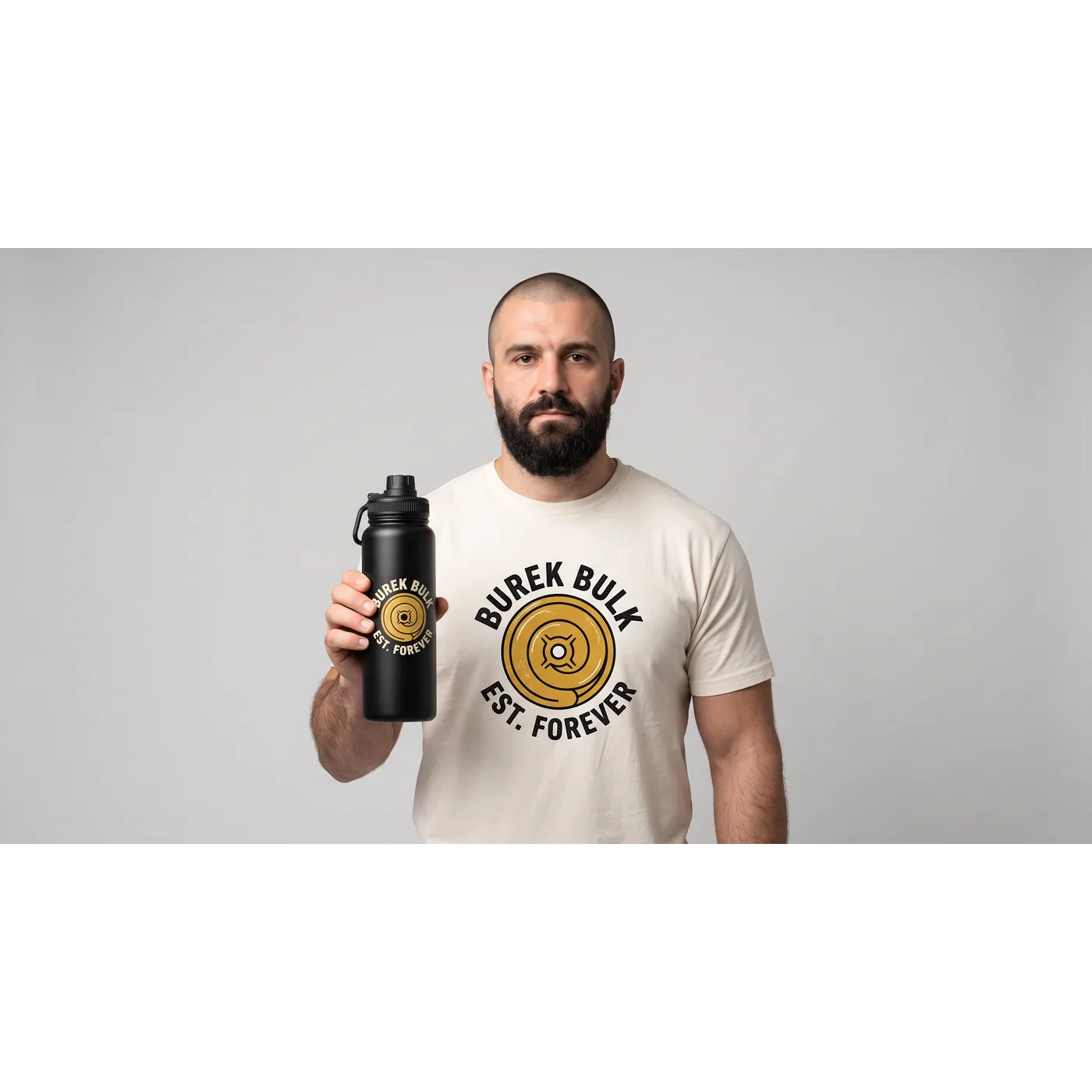 Spiral Plate Water Bottle